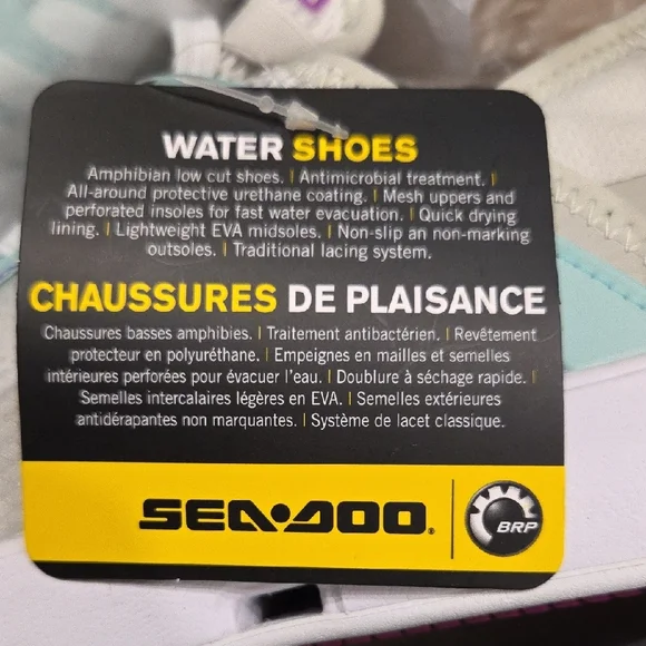 Sea-Doo Jetski Water Shoes Womens S 6 - Picture 8 of 9